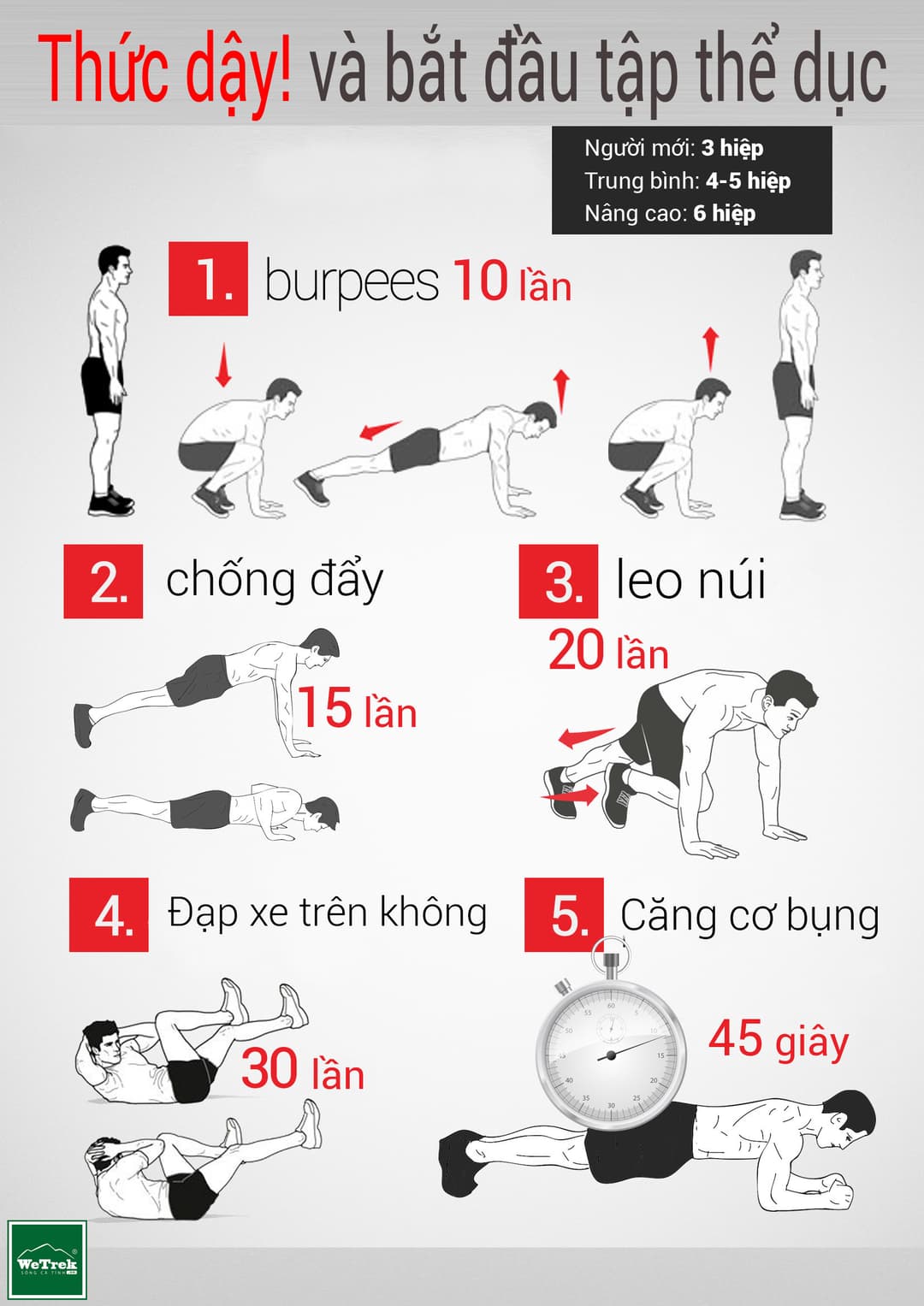 5 động tác thể dục buổi sáng cho ngày thêm năng động