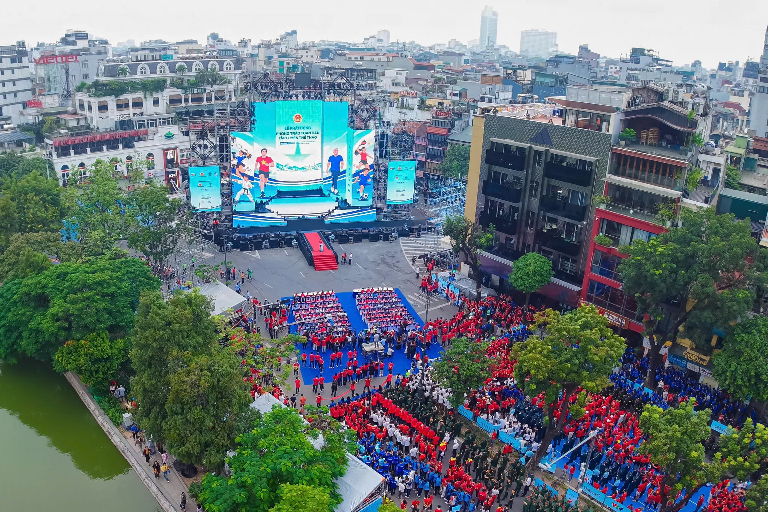 Nhiều hoạt động giao lưu, trải nghiệm tại Lễ phát động Phong trào toàn dân tập luyện thể thao