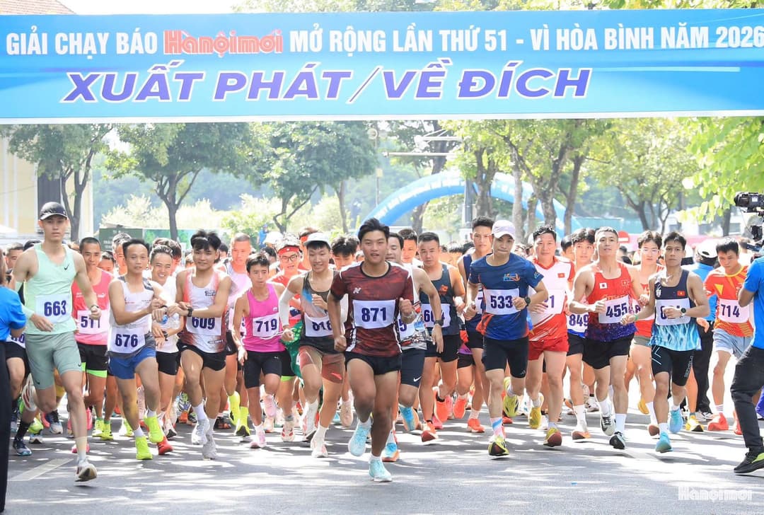 Một số hình ảnh chung kết giải chạy Báo Hà Nội mới