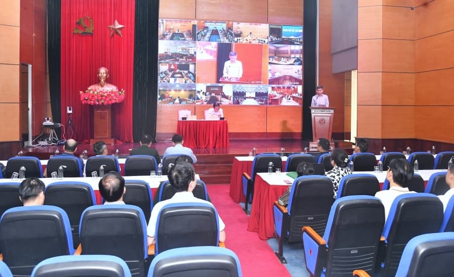 Cuộc họp được tiến hành trực tuyến với sự tham gia của các địa phương trên cả nước