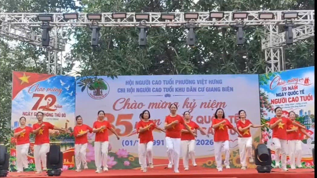 Bài tập dân vũ dành cho người cao tuổi